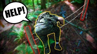 Airsoft Player Gets IMPALED on BARBED WIRE!