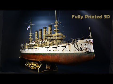 USS St. Louis (C-20) 1/150 3D Print - Ship Model