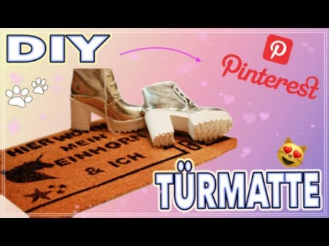 DIY Fußmatte I Mache deine eigene, coole Fußmatte