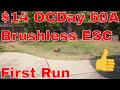 $14 OCDay Brushless 60A Waterproof ESC - First Run In ECX Ruckus 2WD