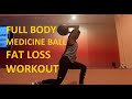 Medicine ball full body fat loss workout  hiit training  fitlifebyamita