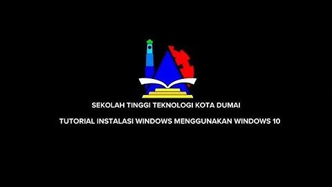 JASA INSTALASI WINDOWS KELILING (CARA INSTALASI WINDOWS MENGGUNAKAN WINDOWS 10)