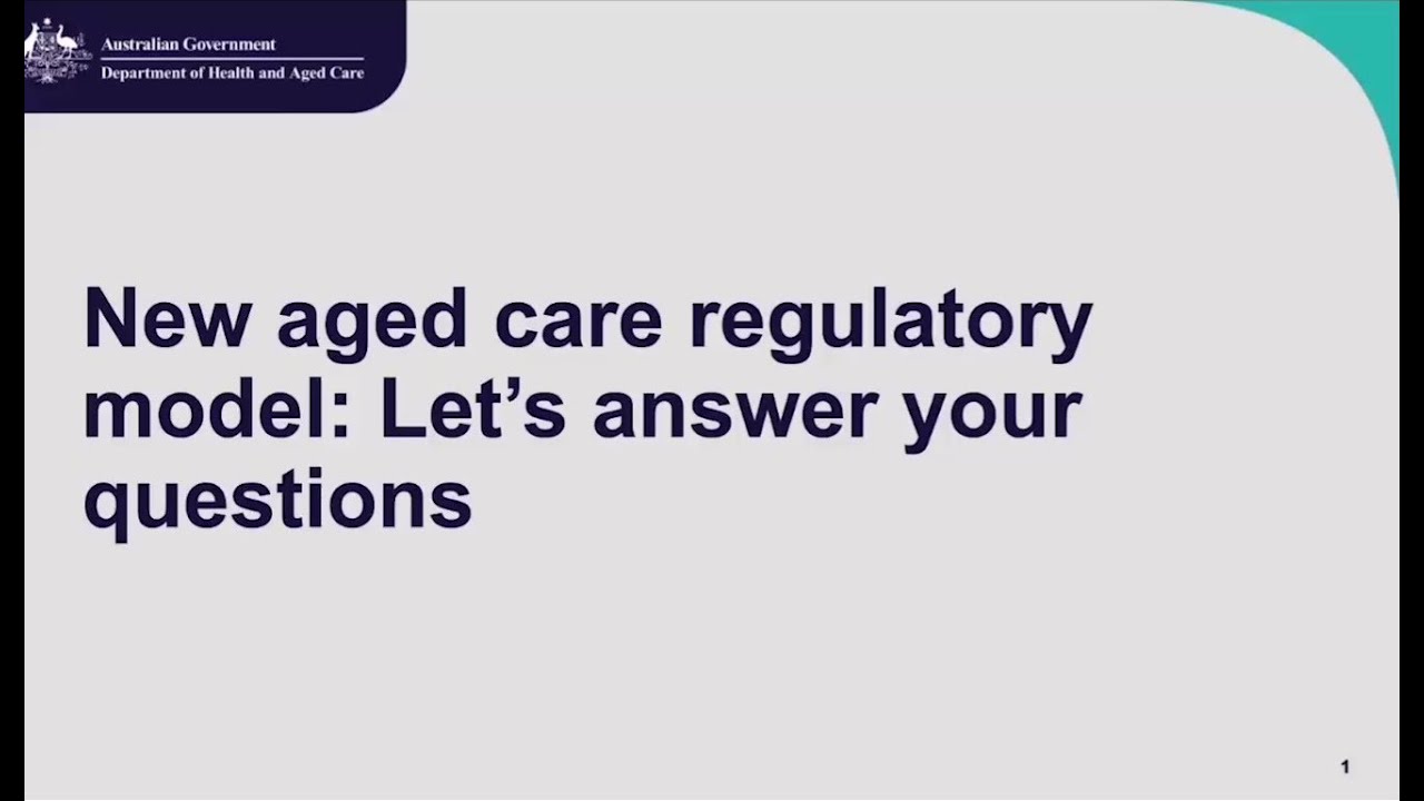 New aged care regulatory model – questions and answers – webinar recording