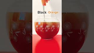 Black +Orange/ Satisfying/ Mix Colors #satisfying #relaxing #reels #shorts #mix #colors #short