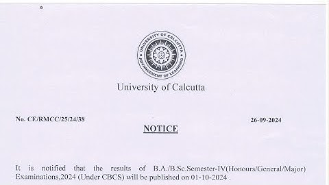 CU 4TH SEM RESULT NOTICE 2024 || CU এক্ষুনি রেজাল্টের নোটিশ দিলো 🔥 CU 4th Semester Result Date 2024