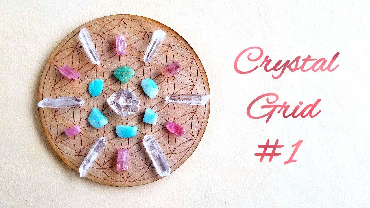 Crystal Grid 1 create a crystal grid from natural stones YouTube