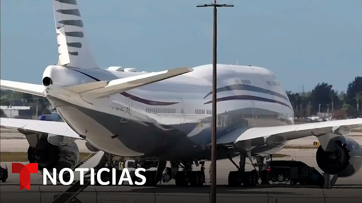 Por qué el regalo a Trump de un 'palacio volador' plantea conflictos | Noticias Telemundo