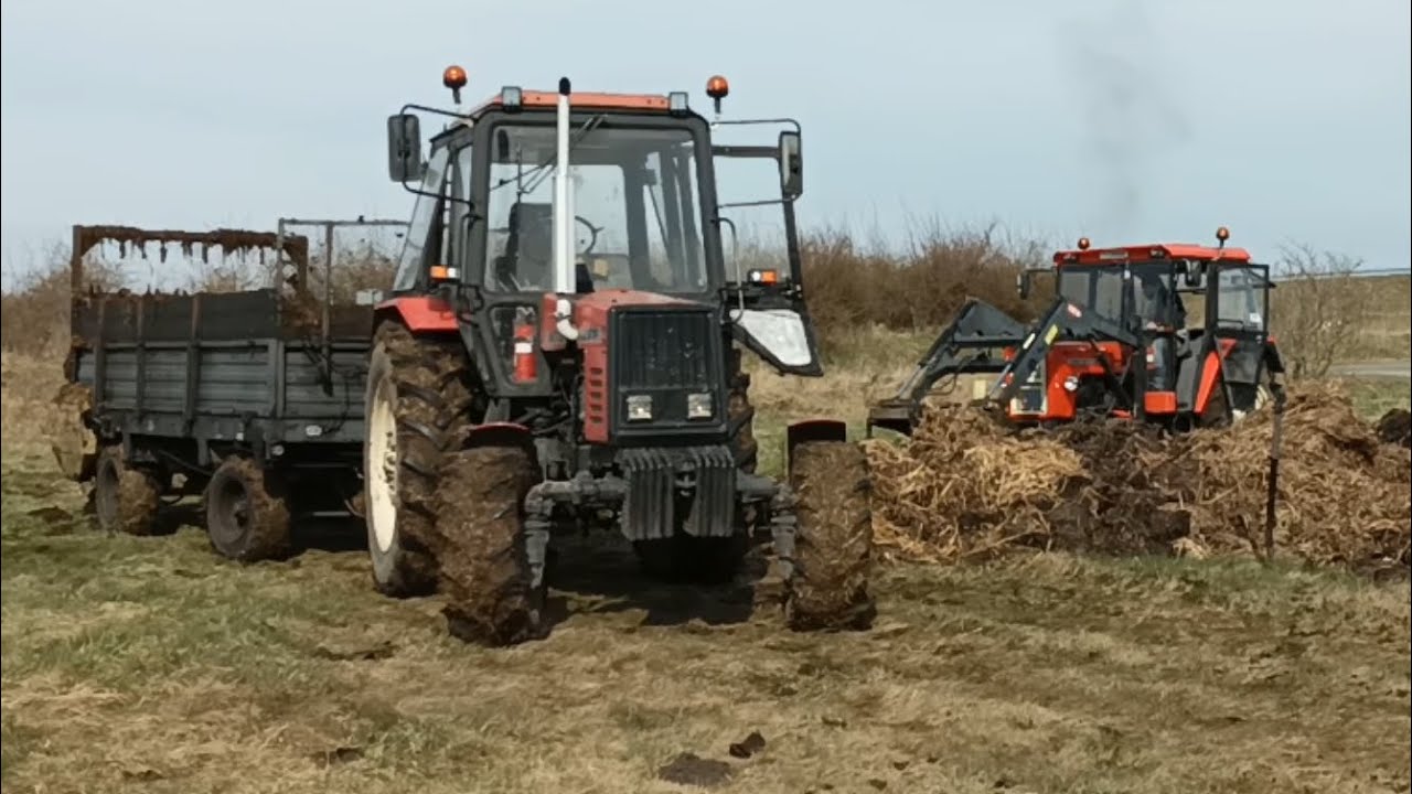 🌱WIOSNA 2023🌱ROZRZUCANIE OBORNIKA💩MTZ 82TS💩URSUS C-360☘️