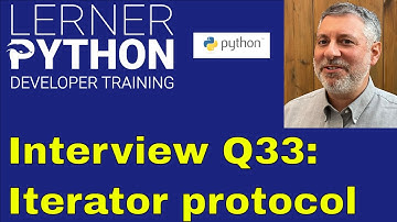 Python interview question #33: Iterator protocol