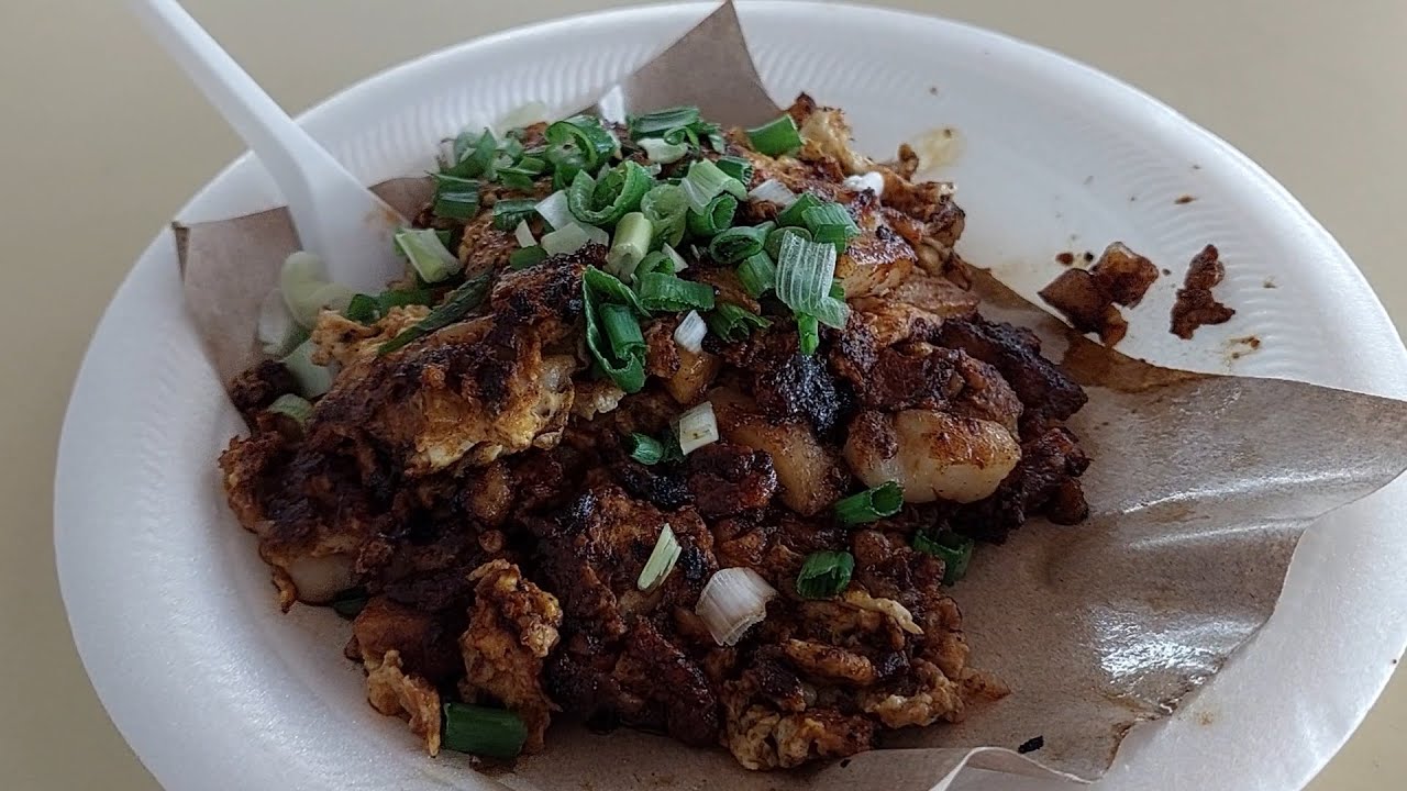 Telok Blangah Food Centre. Yuan Cheng Fried Carrot Cake. Some Carrot Cake for Breakfast