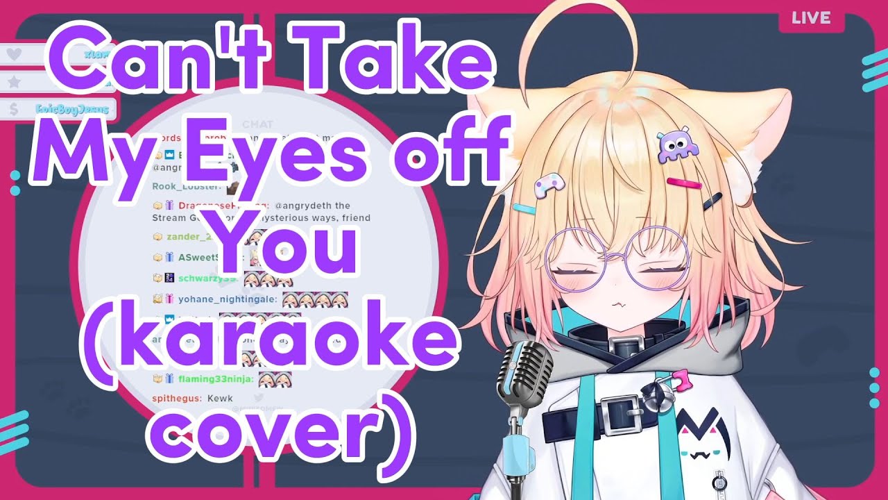 MinikoMew sings Can't Take My Eyes off You by Frankie Valli - YouTube