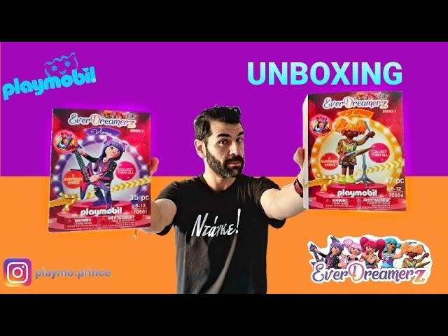 Playmobil Unboxing - Edwina 💛💜 Viona - 🎼 Music World 🎶 - 70584 - 70581  - EverDreamerz Series 3 - YouTube