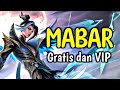 MABAR GRATIS DAN VIP 5K 2 MATCH #mobilelegends #shorts #mlbb #ml #trending