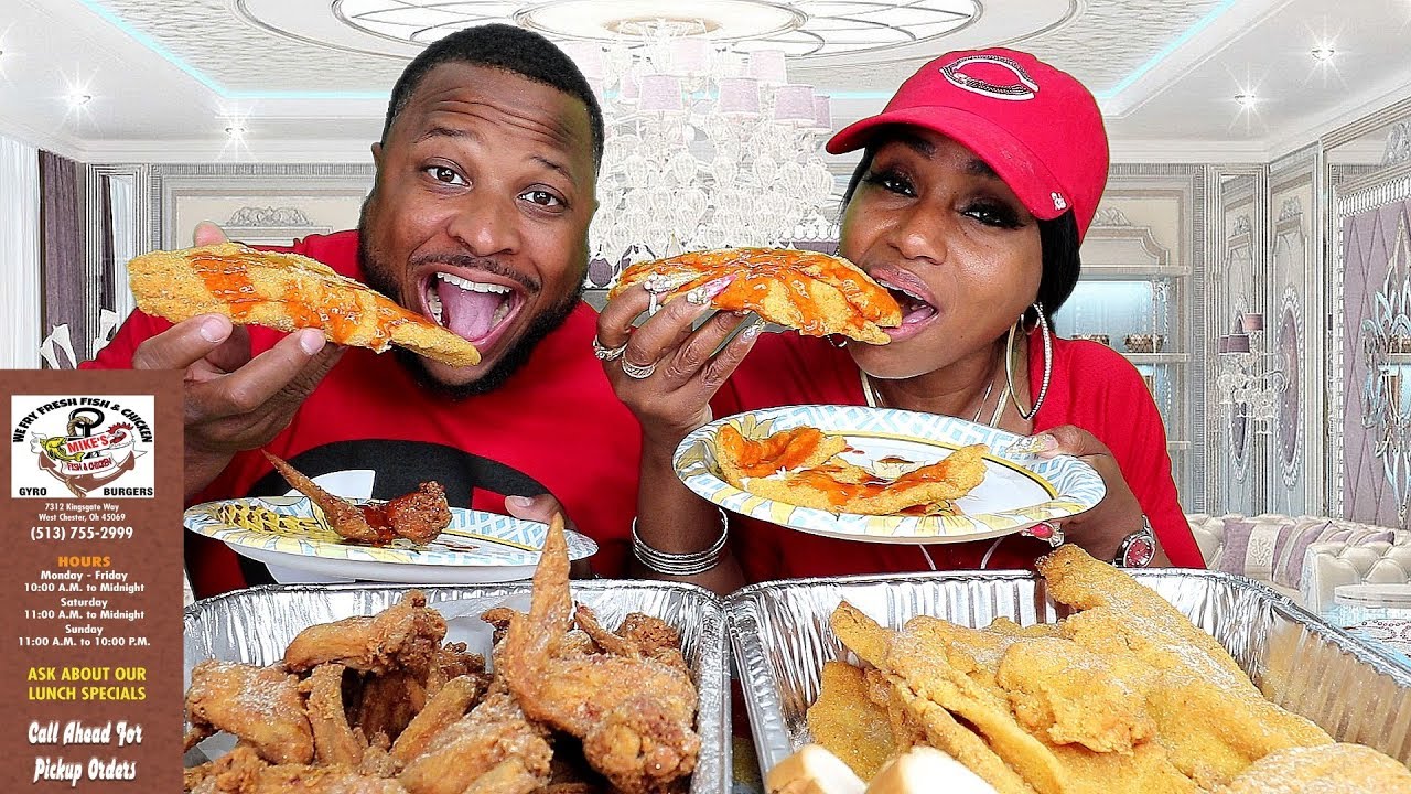 Mike's Fish & Chicken with Hubby