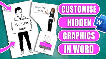 Verborgen pictogrammen in MS Word gebruiken en aanpassen (stap voor stap)