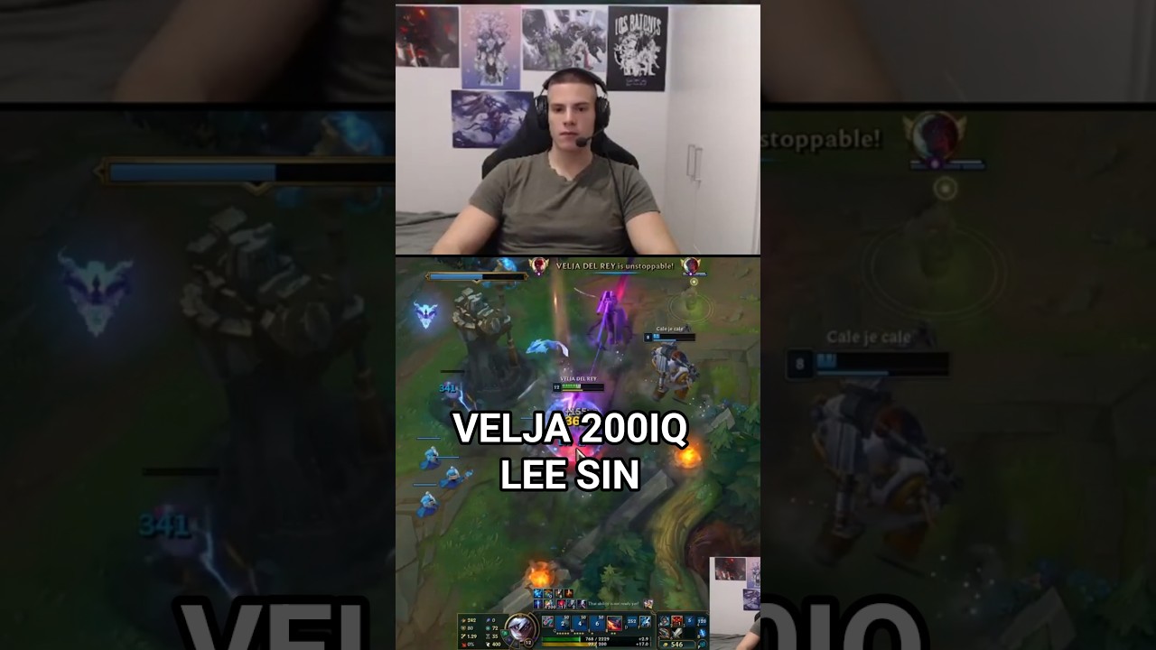 LEE SIN GOD – VELJA WITH THE BIG BRAIN PLAY 🤯