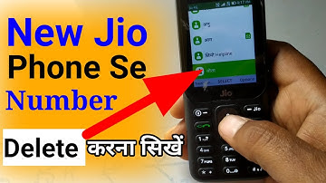 jio phone se number delete kaise kare  | How to delete contact form jio phone