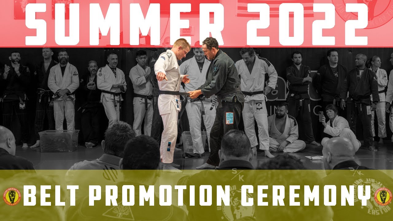 Easton BJJ Summer '22 Belt Promotion Ceremony YouTube