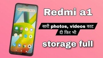 Redmi a1 storage full || redmi a1 storage space running out
