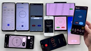 Timer Google Pixel 6, Realme 12 Pro, Samsung S24 Ultra, Galaxy S4, Sony Xperia 5, Lg Wink, Iphone 5S