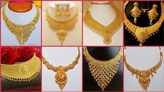 Latest Gold Jewelry Design|| Latest Bridal Gold Haram and Necklace Designs||#familywisher