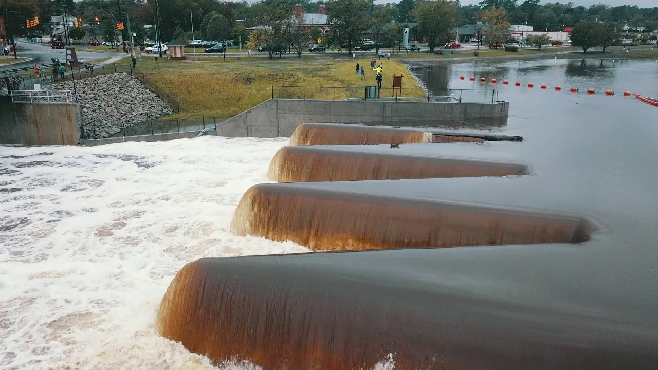 Hope Mills Dam after Hurricane Florence YouTube
