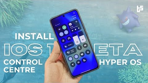 Install iOS 18 Control Centre On Any Xiaomi Devices 🔥 Hyper Os Modded Control Centre