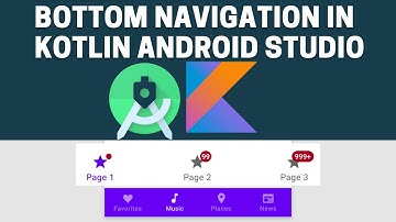 Bottom Navigation with Fragments | Kotlin - Android Studio Tutorial