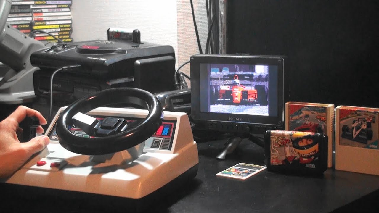 スーパーモナコGP SEGA ハンドルコントローラー SH-400 Play - YouTube スーパーモナコGP SEGA ハンドルコントローラー SH-400 Play - YouTube