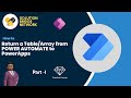 Tabular (Table) Response from Power Automate to Power Apps -  With Premium Connector (Part -1)