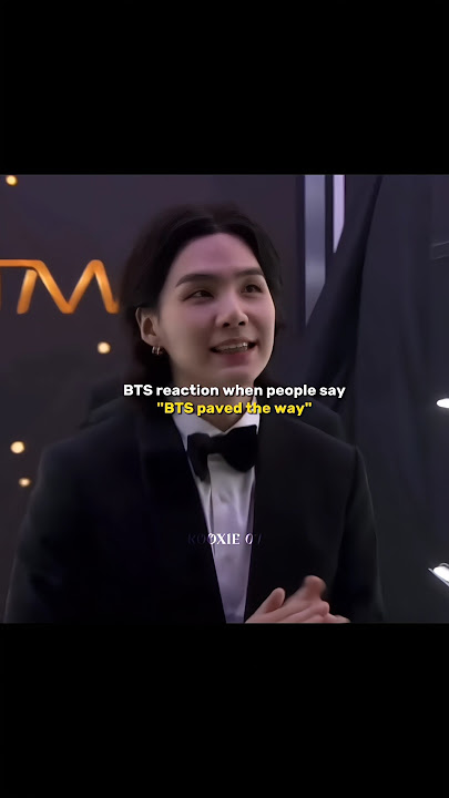 Bts reaction when people say 'bts paved the way' #bts #shorts #viral #fyp