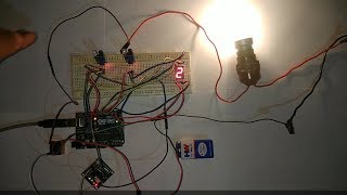 Automatic Room light control with person counter