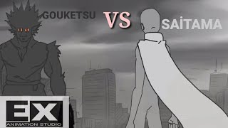 Saitama Vs Gouketsu | Fan Animation | Amazing Fight! | Saitama Rage Mode | (One Punch Man)