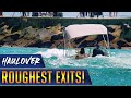 HAULOVER BOATS ROUGHEST EXITS OF THE WEEK! #1 | HAULOVER INLET | WAVY BOATS