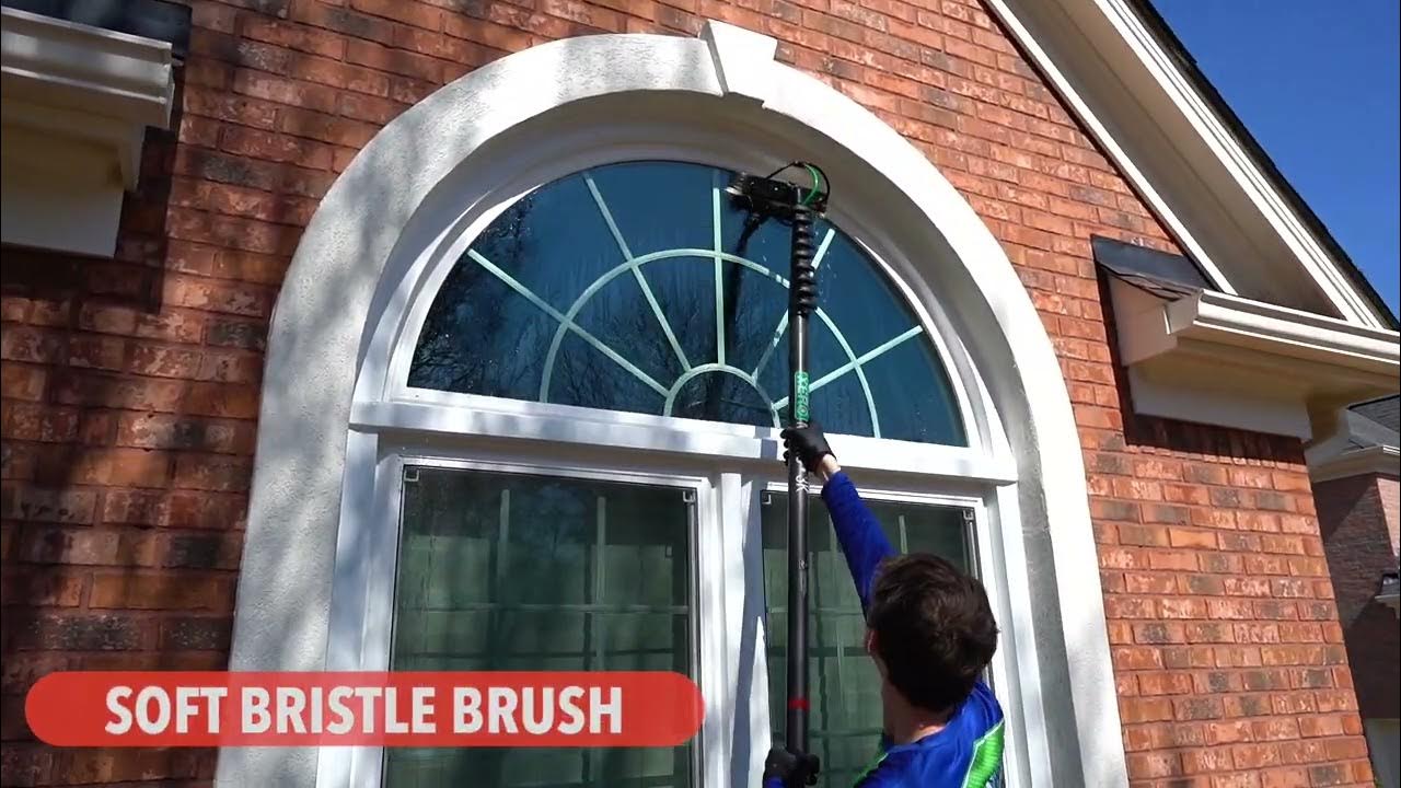 Exterior window cleaning using deionized water. YouTube