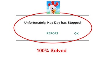 How To Fix Unfortunately Hay Day app has stopped error problem solved on Android