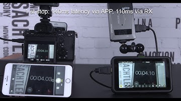 Vaxis Atom500 HDMI video transmitter latency testing