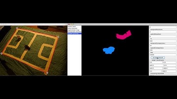 Tracking robots with an overhead Camera
