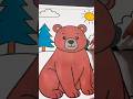 #shorts #shortsviral #art #asmr #drawing #top #painting #sketch #animal #bear #draw #рисунок