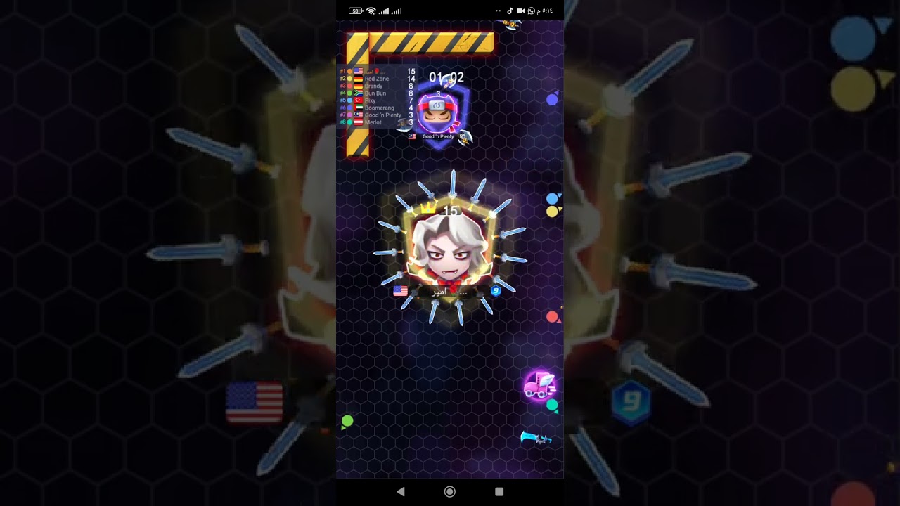 متل ما وعدتكون🎉🎉لعبة Knives Crash