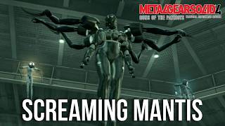 How to beat Screaming Mantis in MGS4 (non-lethal method)