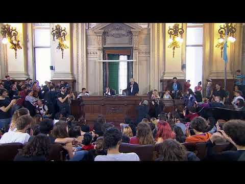EN VIVO | Junto a Pepe Mujica en el Colegio Nacional de Buenos Aires.