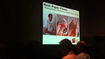 CHI 2012 Talk Rock-Paper-Fibers: Bringing Physical Affordance to Mobile Touch Devices