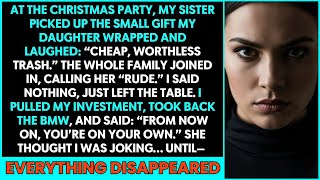 Details At the Christmas Party, My Sister Picked Up My Daughter’s Gift and Said, Cheap, Worthless Trash—Then Update