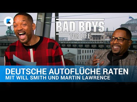 Will Smith & Martin Lawrence erraten deutsche Autoflüche | Bad Boys For Life