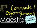 Understanding Object Pronouns in Commands