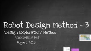 The Methodology of Robot Design 3