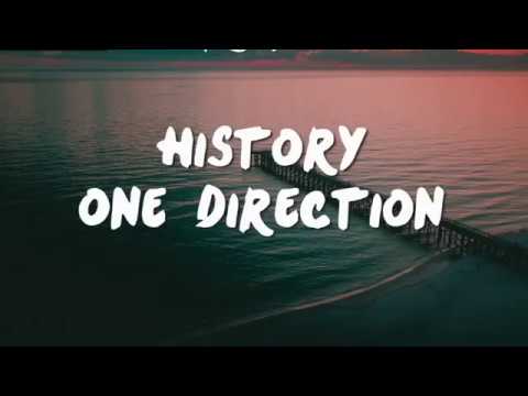 Lirik Lagu One Direction History Youtube