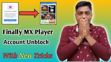 Finally Mx Player Account Unblock, With New Trick !! MxPlayer Account Problem Solution
