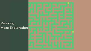 Relaxing AI Maze Exploration — 50 Agents, One Real Time Journey